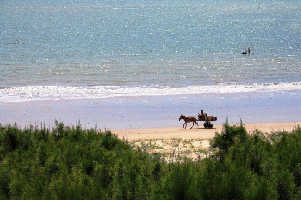  Chalé condomínio beira mar em Zumbi Beach Resort