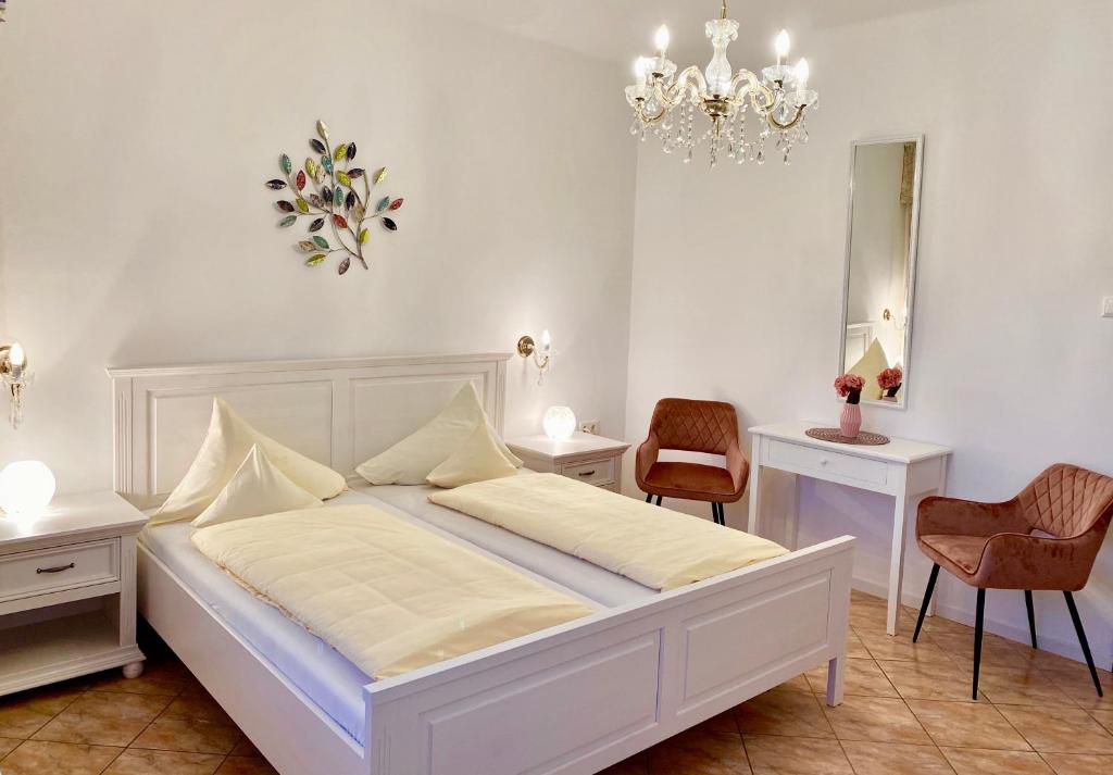 Voodi või voodid majutusasutuse Hotel Nikolasch toas