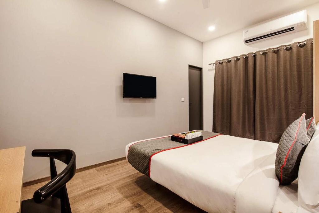 TV a/nebo společenská místnost v ubytování Hotel The Onyx