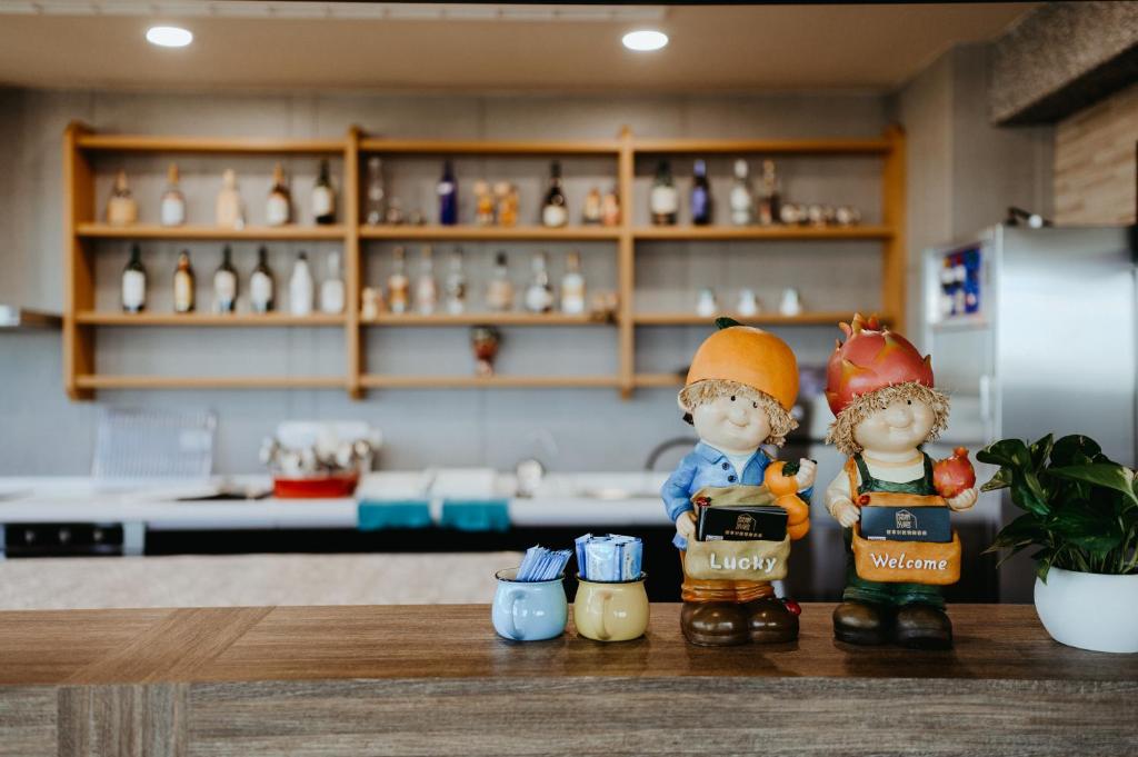 Kuchyň nebo kuchyňský kout v ubytování Xien Shi Homestay