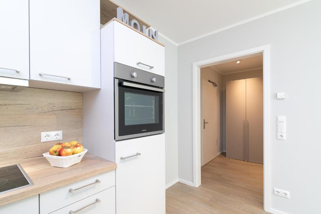 Kuchyň nebo kuchyňský kout v ubytování Haffkamp 23 Wohnung 4