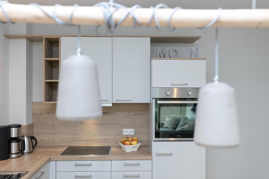 Kuchyň nebo kuchyňský kout v ubytování Haffkamp 23 Wohnung 4