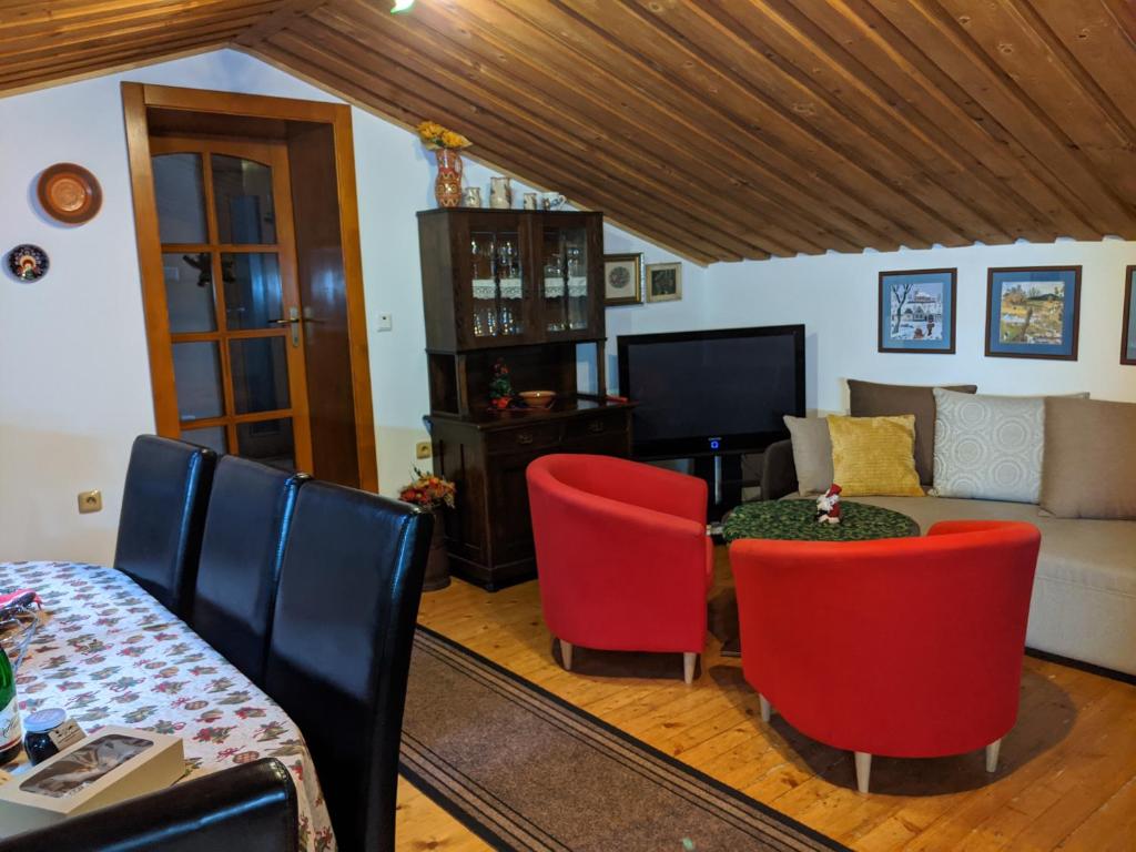 Posezení v ubytování Family House - Apartmany Zuzana