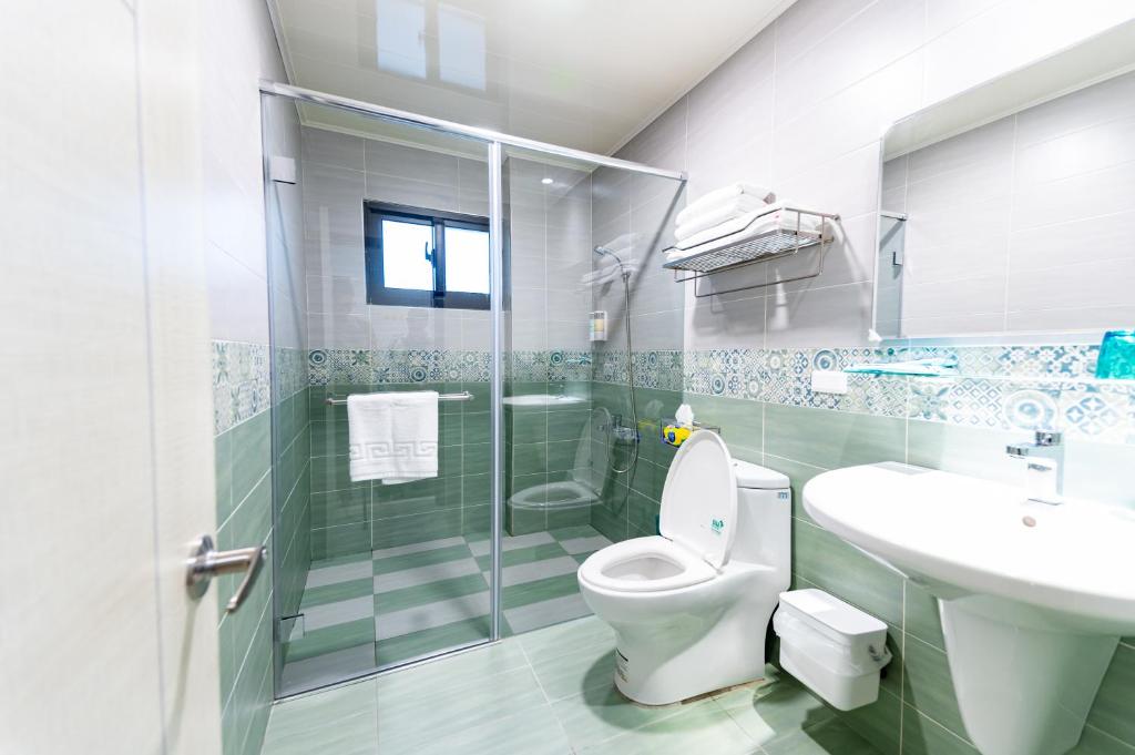 Koupelna v ubytování Haipai Sweetheart Homestay
