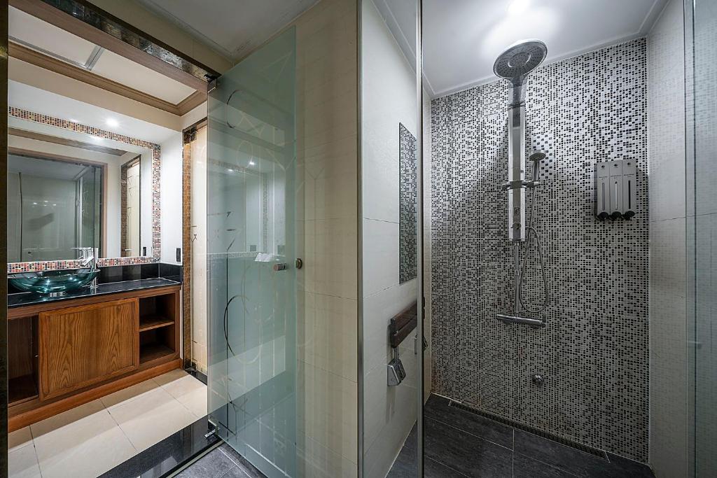 Koupelna v ubytování Hotel Cullinan Yongin