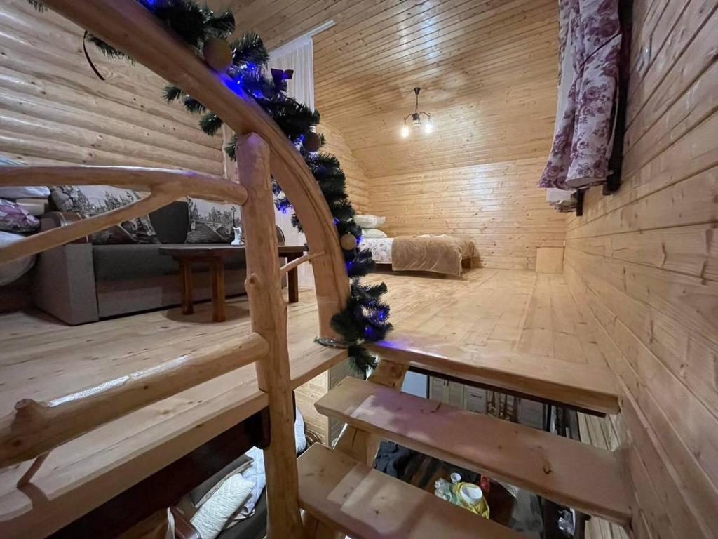 Postel nebo postele na pokoji v ubytování Dva Braty eco