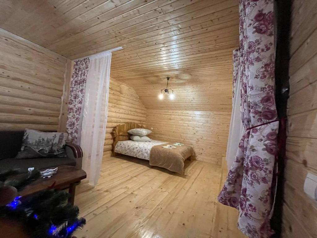 Postel nebo postele na pokoji v ubytování Dva Braty eco