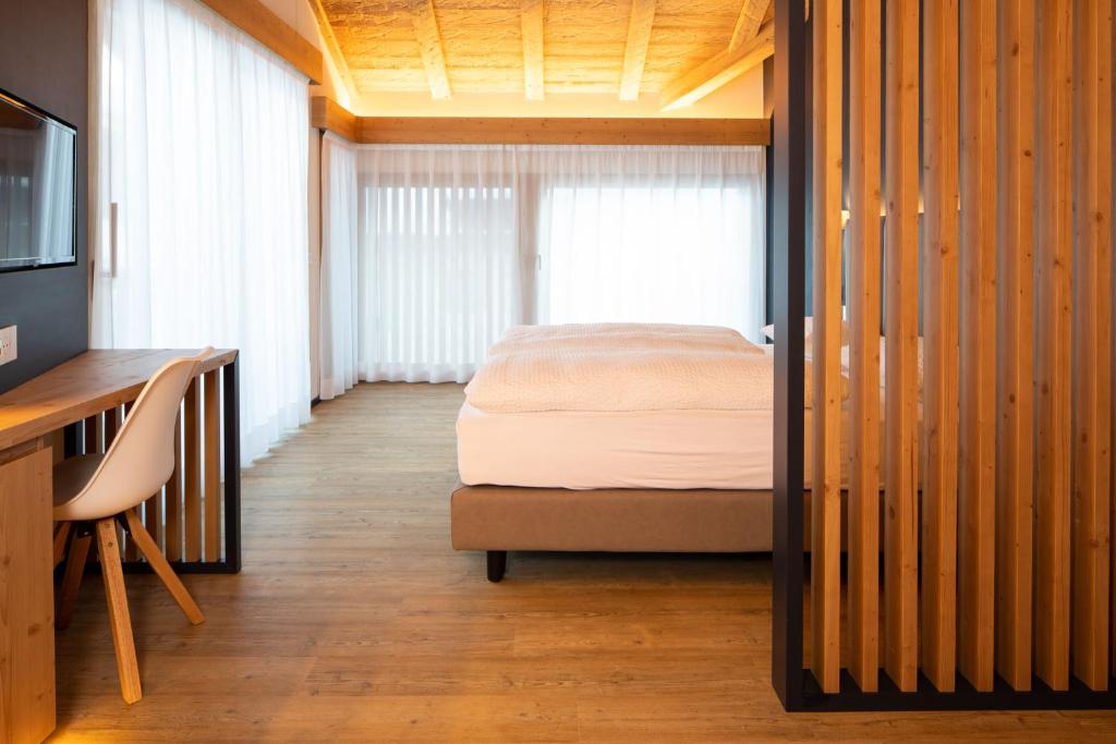 Postel nebo postele na pokoji v ubytování Moon Eco B&B