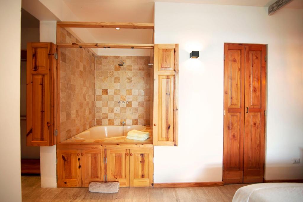 Koupelna v ubytování Kauhuhu Casa Hotel