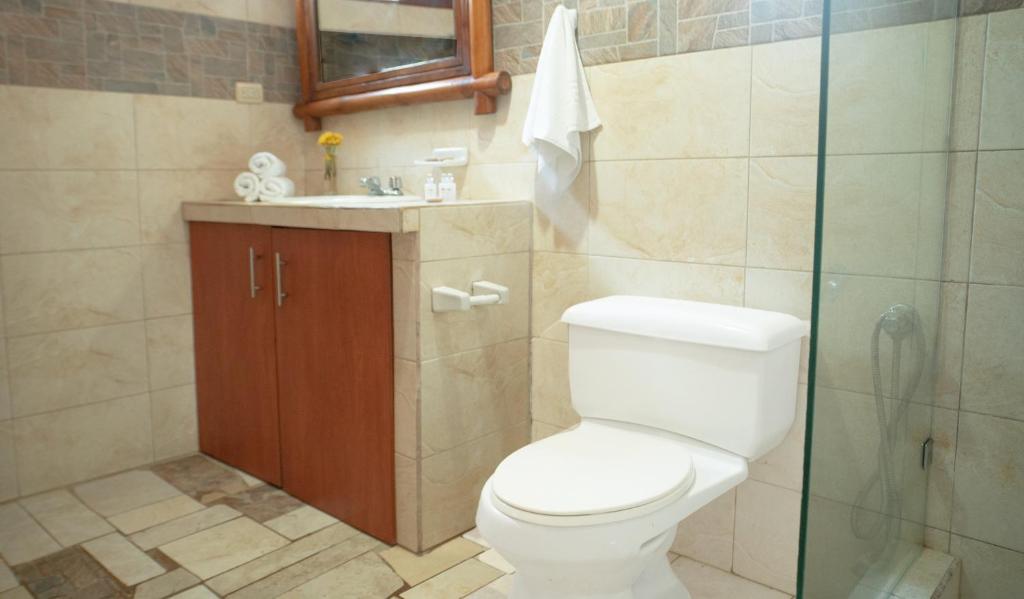 Koupelna v ubytování Casa Olonche