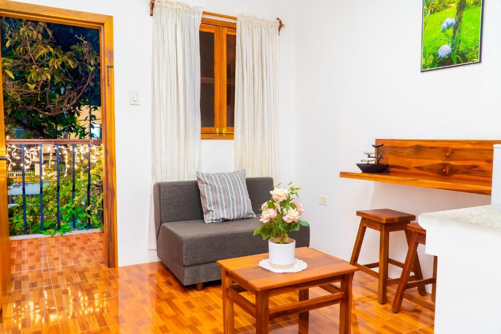 Posezení v ubytování Hotel Boutique Platanal