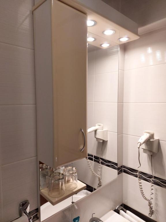 Kúpeľňa v ubytovaní Csipke Hotel