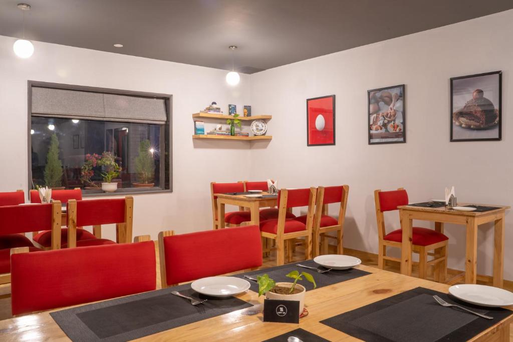 Restaurace v ubytování Loft 24, Mansarovar
