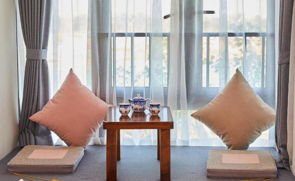 Posezení v ubytování Kezan Condo Hotel