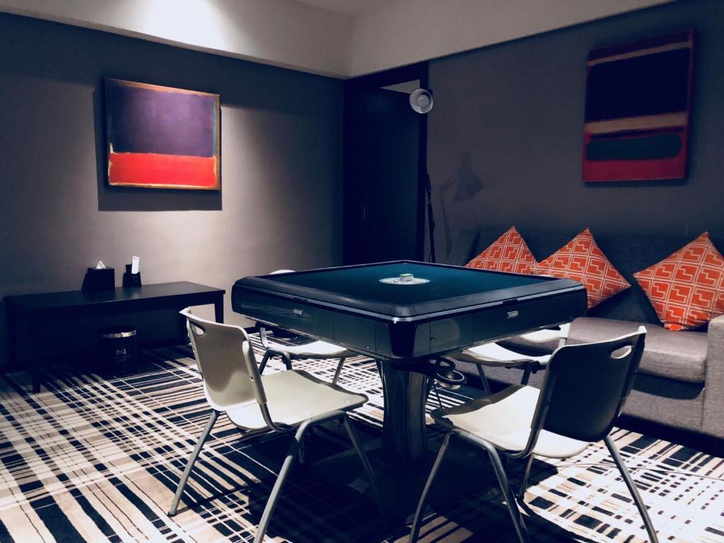 Posezení v ubytování Likto Hotel-Free Shuttle Bus to Canton Fair