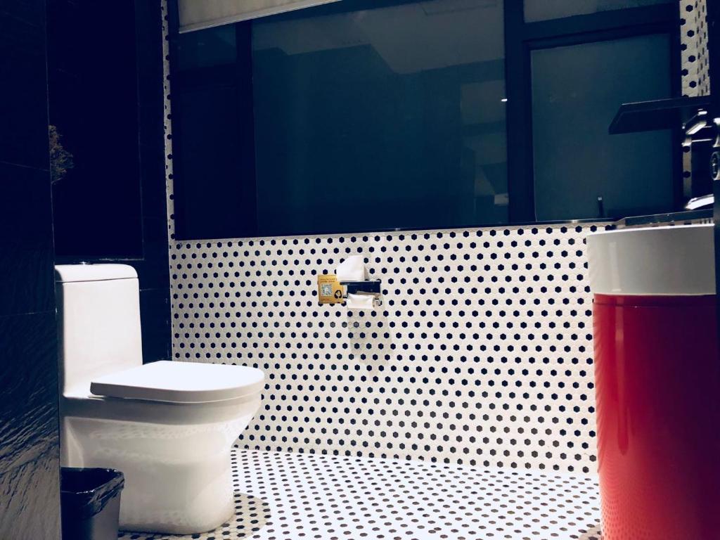 Koupelna v ubytování Likto Hotel-Free Shuttle Bus to Canton Fair