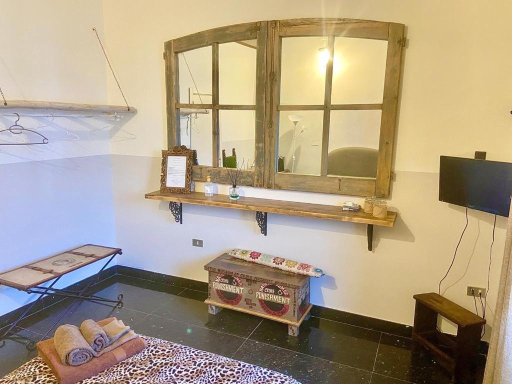 Łóżko lub łóżka w pokoju w obiekcie Casa di Marco