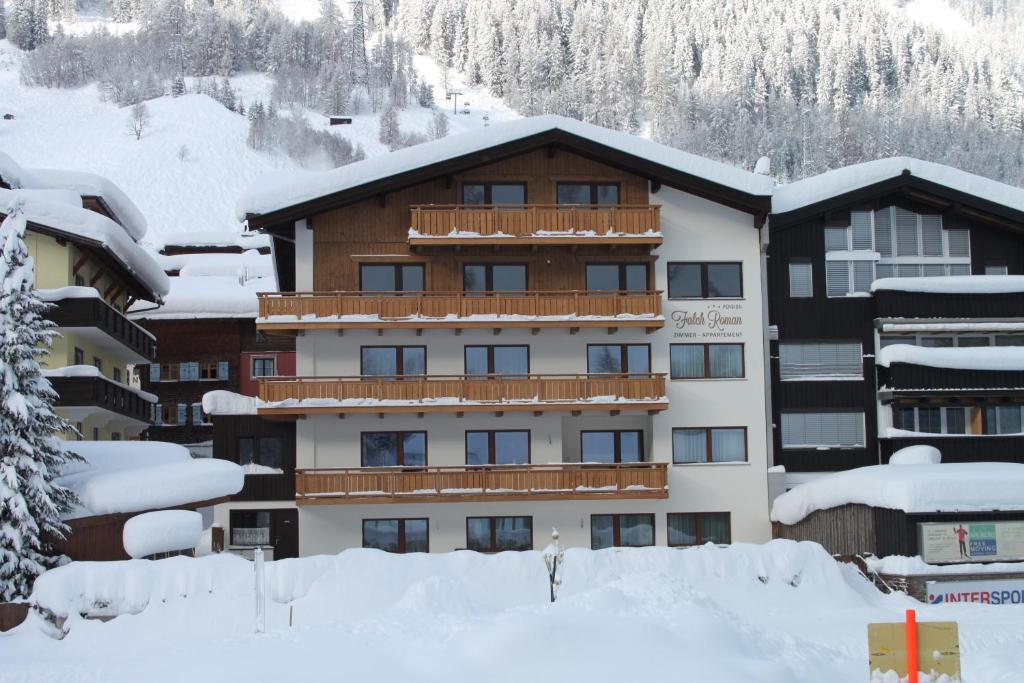 Haus Roman Falch v zimě