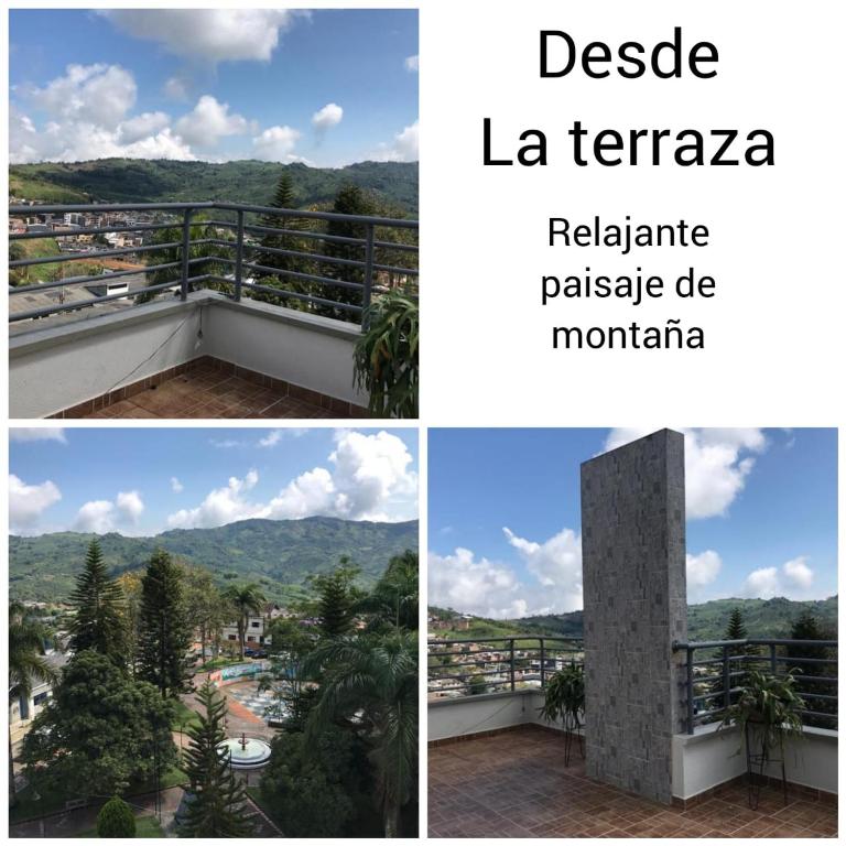 Nespecifikovaný výhled na hory nebo výhled na hory při pohledu z hotelu