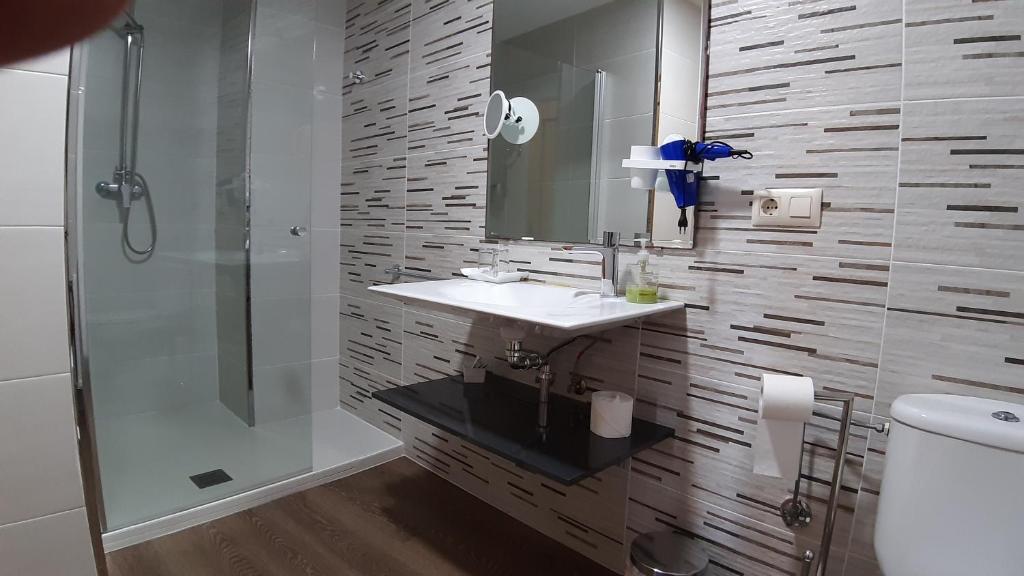 Casa A Chairiña y A Revolta - Habitación Doble Con Vista Al Jardín