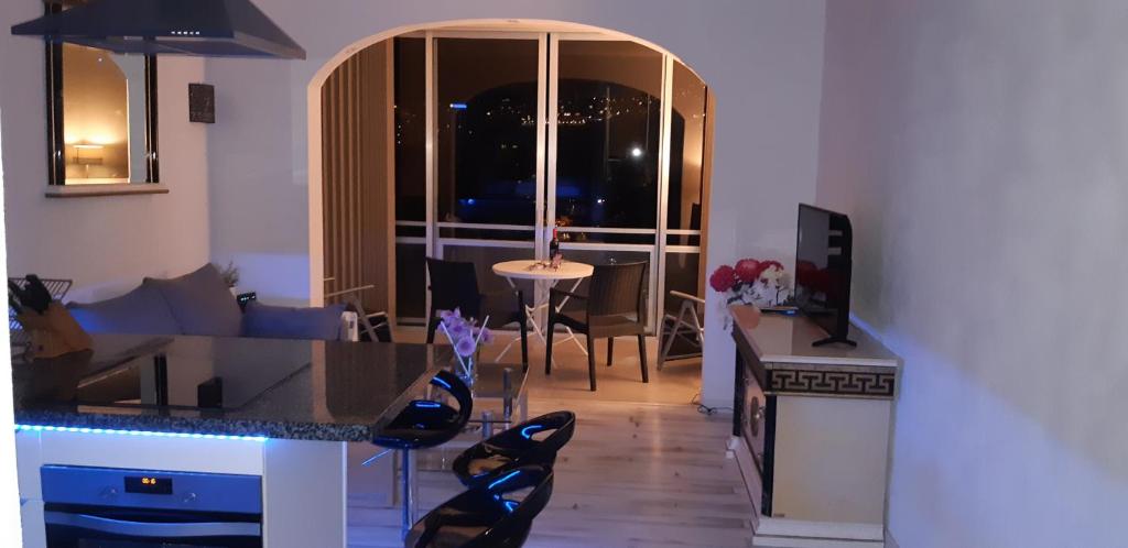 A seating area at Top DUPLEX-DELUXE APPARTEMENT-ALBATROS