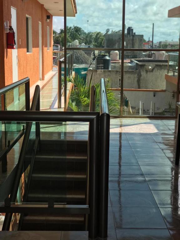 Balkón nebo terasa v ubytování Hotel Posada Mercy