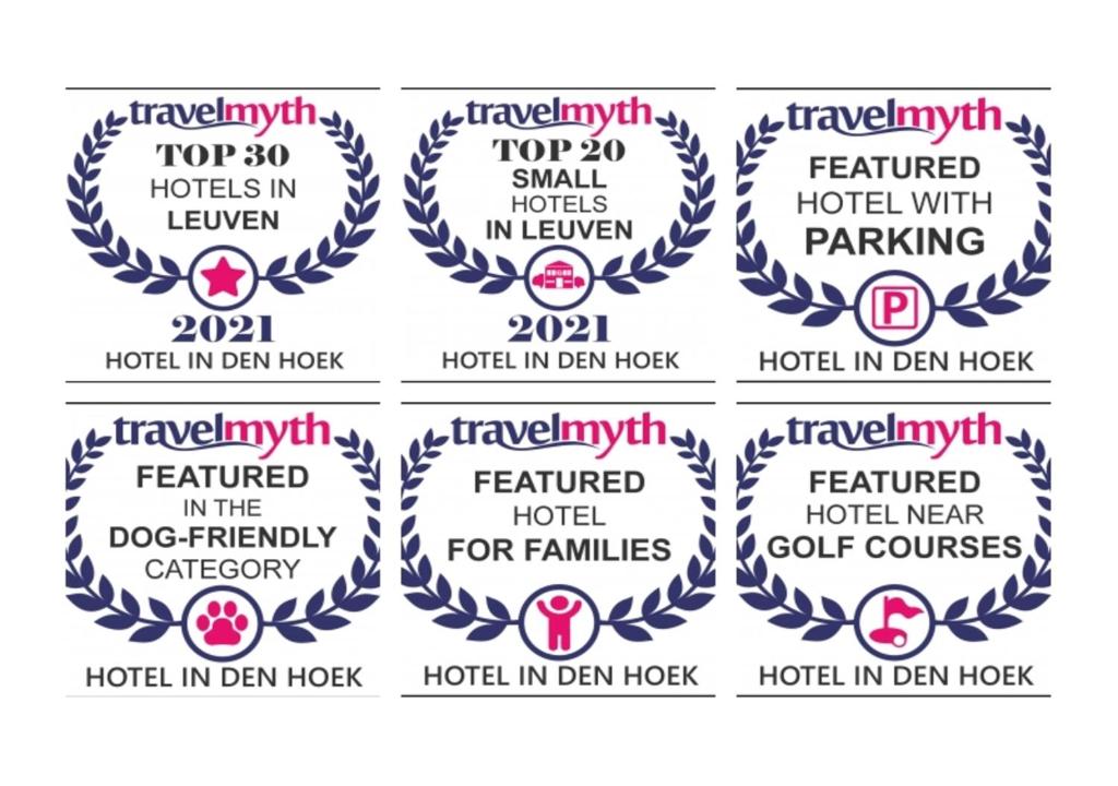 Certifikát, hodnocení, plakát nebo jiný dokument vystavený v ubytování Hotel In Den Hoek