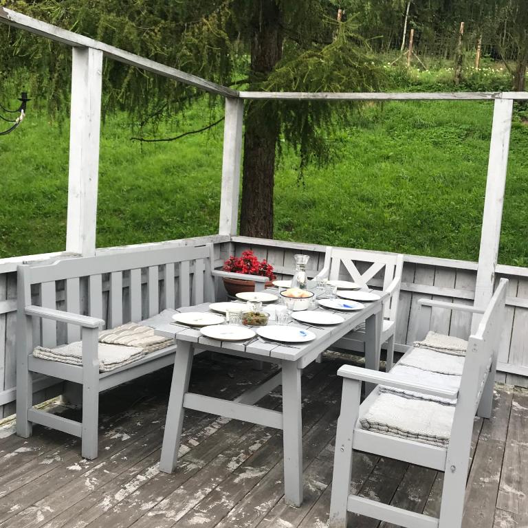 Vonkajšia záhrada v ubytovaní Górna79