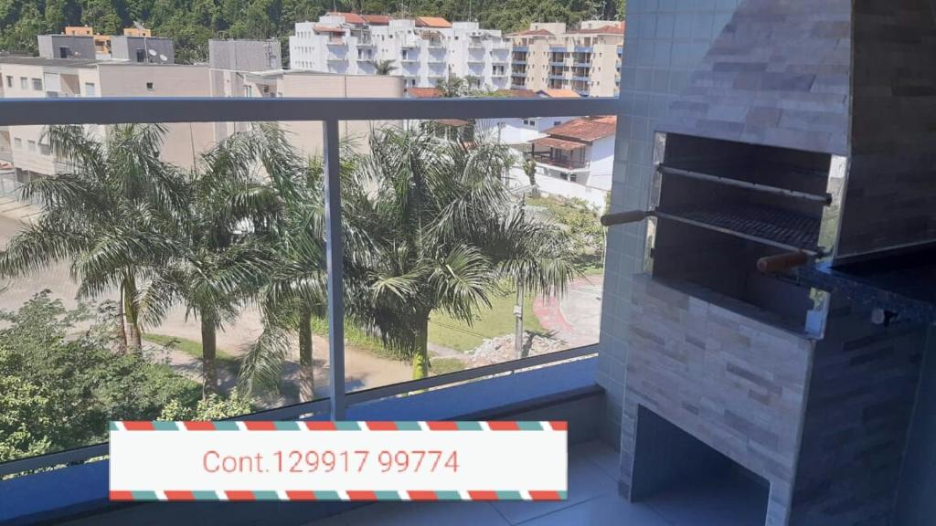  Apartamento na praia grande/$250/vista pro mar/24H portaria