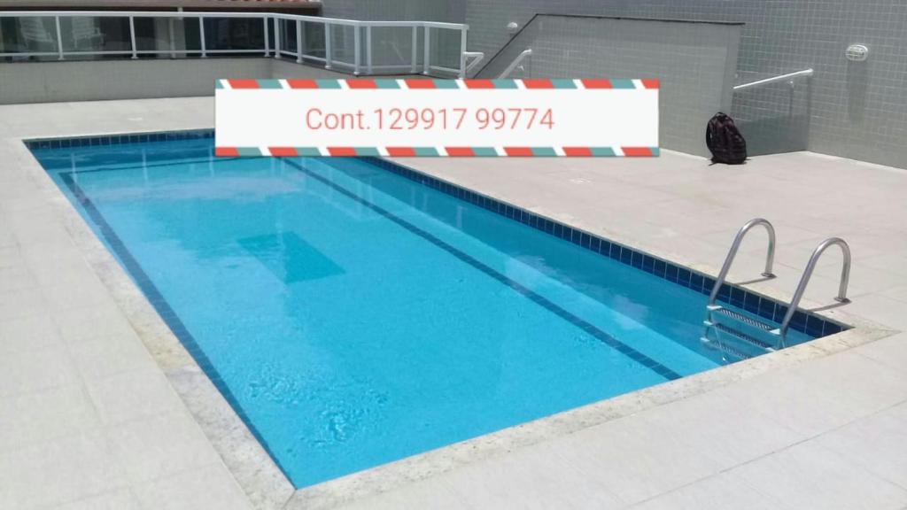  Apartamento na praia grande/$250/vista pro mar/24H portaria