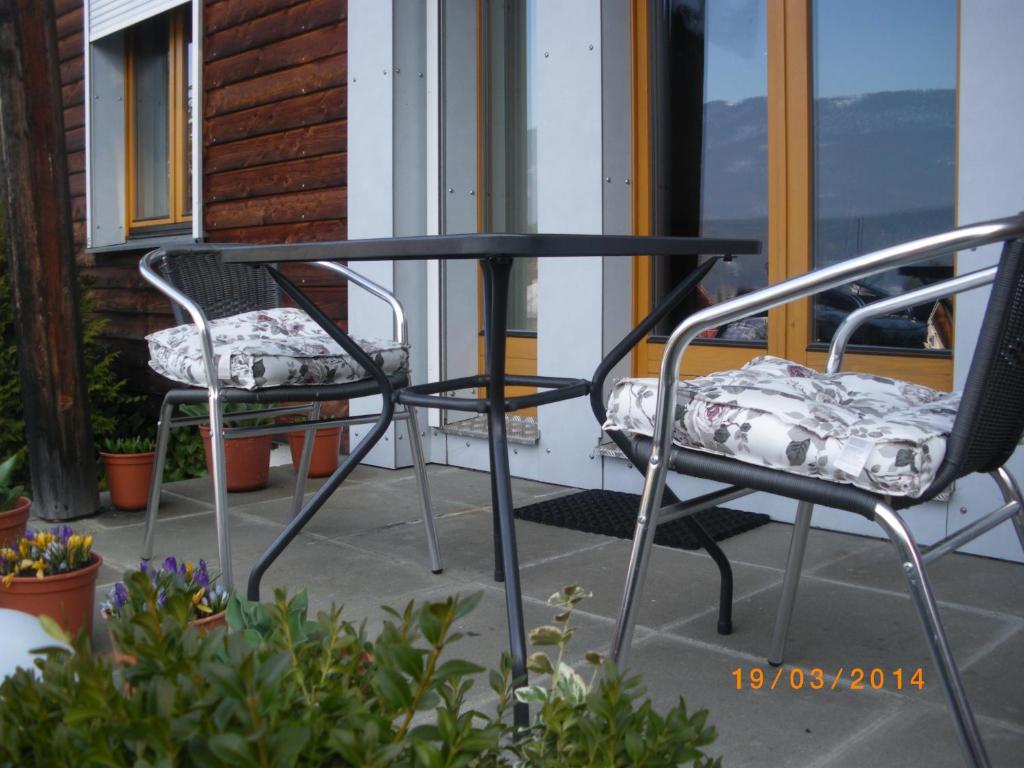 Balkón nebo terasa v ubytování Apartmentshaus Dual -1