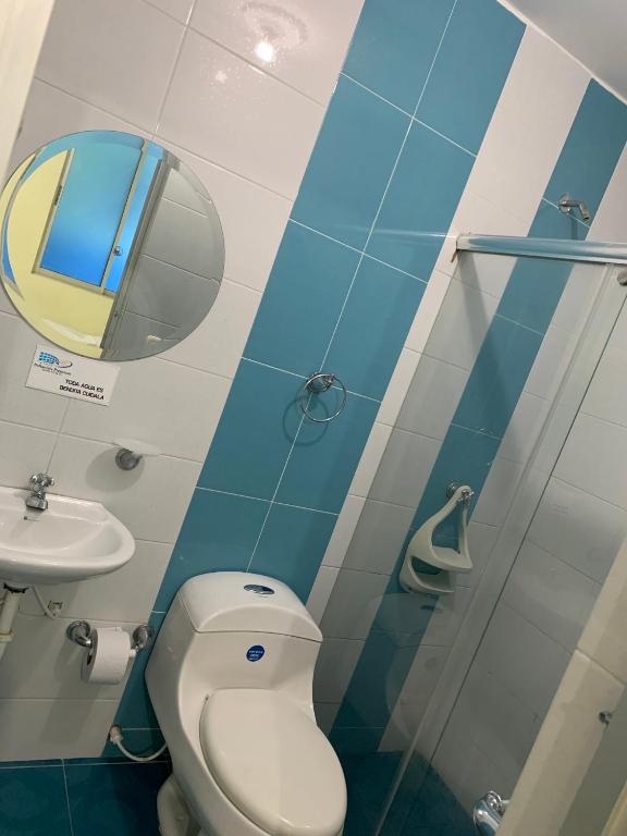 Koupelna v ubytování Hotel Bellavista Premium