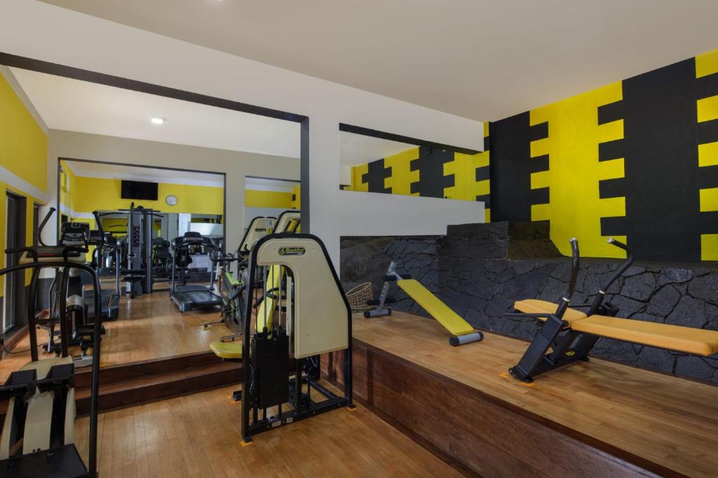 Fitness centrum a/nebo fitness zařízení v ubytování Earl's Regency Hotel