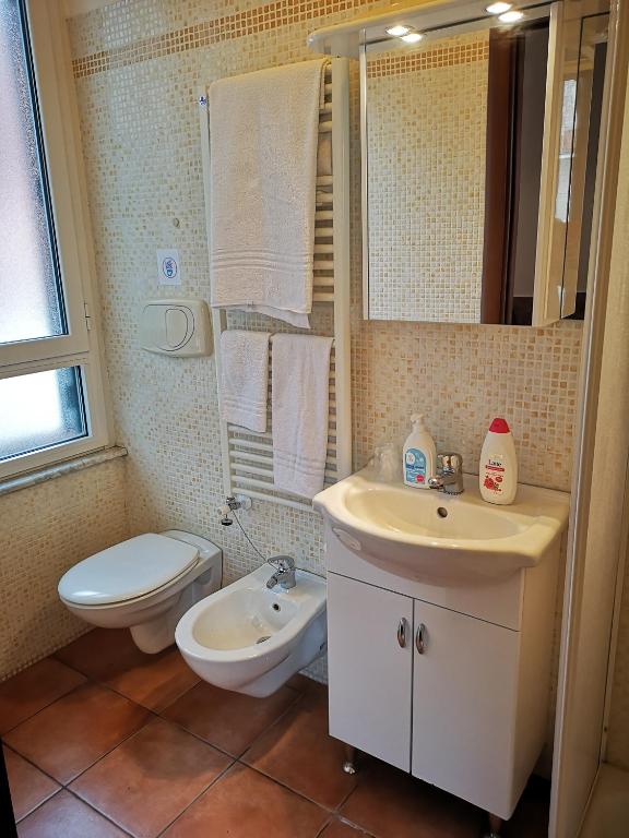 Koupelna v ubytování Vecchia Roma Resort