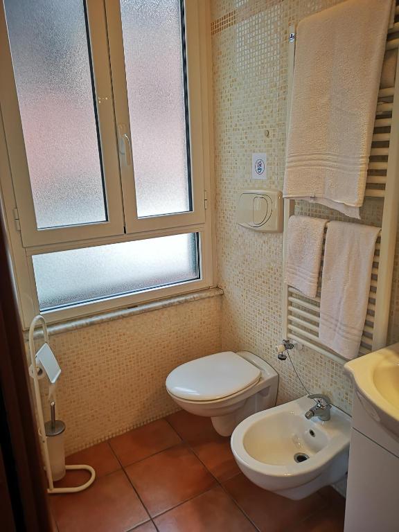 Koupelna v ubytování Vecchia Roma Resort