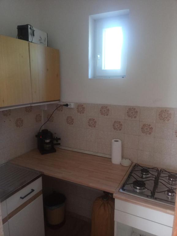 Kuchyňa alebo kuchynka v ubytovaní Arany apartman Zsóry