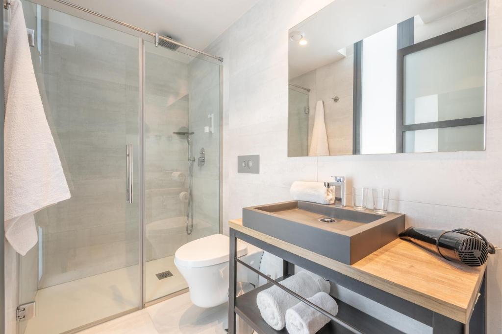 Koupelna v ubytování Kyrat Amarac Suites