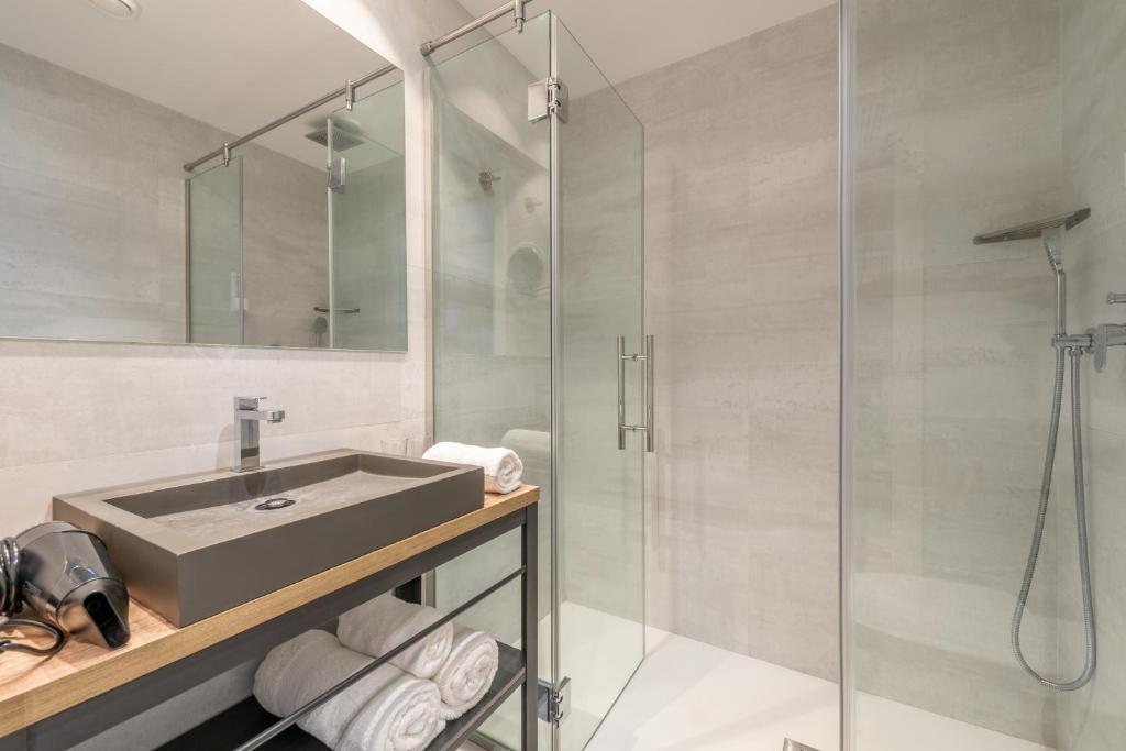 Koupelna v ubytování Kyrat Amarac Suites