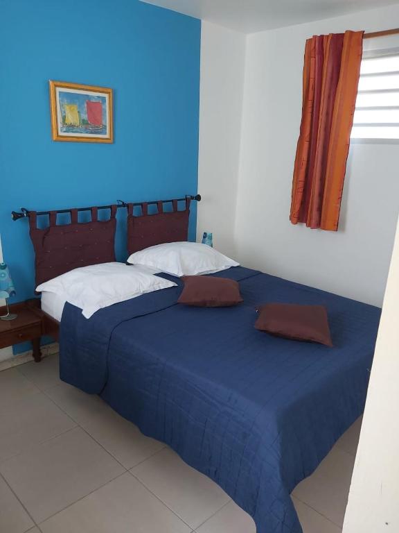 Postel nebo postele na pokoji v ubytování Gîte Muskad