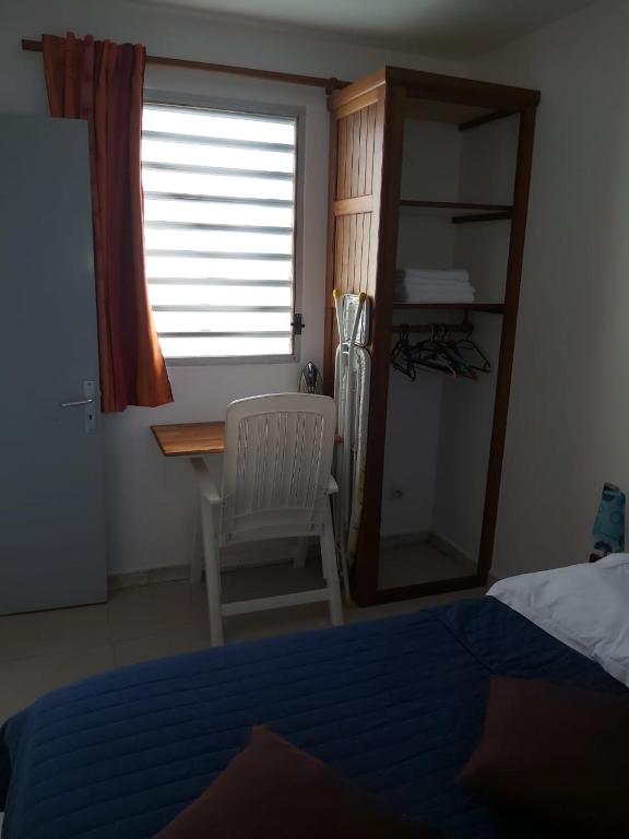 Postel nebo postele na pokoji v ubytování Gîte Muskad