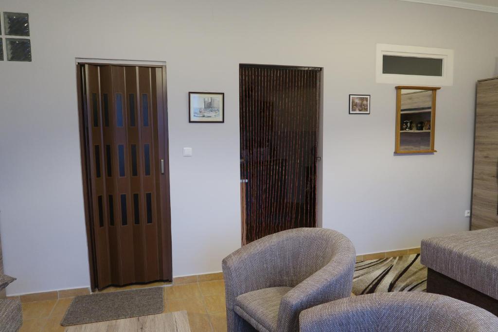 Posezení v ubytování Éva Apartman