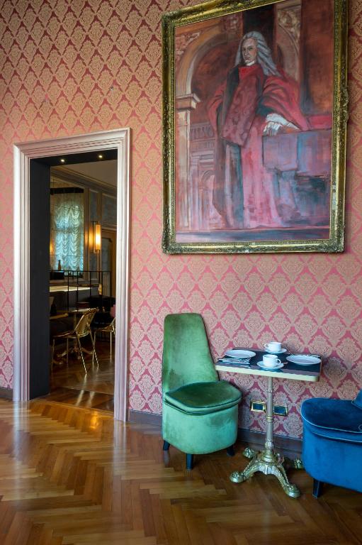 Predel za sedenje v nastanitvi Hotel Antico Doge - a Member of Elizabeth Hotel Group