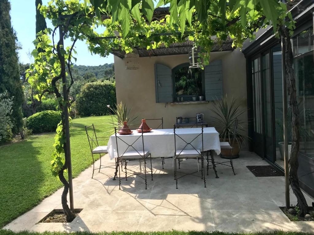 Zahrada ubytování Le Clos de la Chèvre Sud