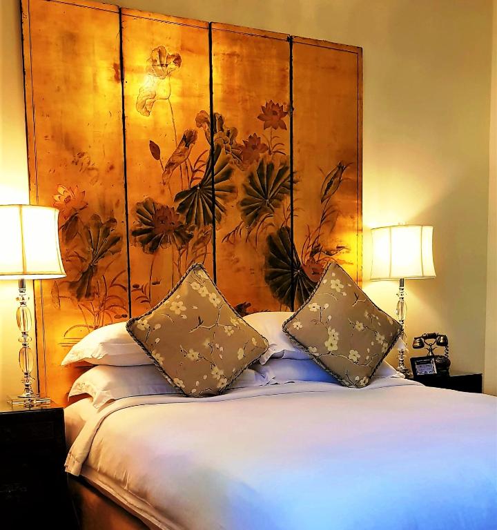 Letto o letti in una camera di Campbell House