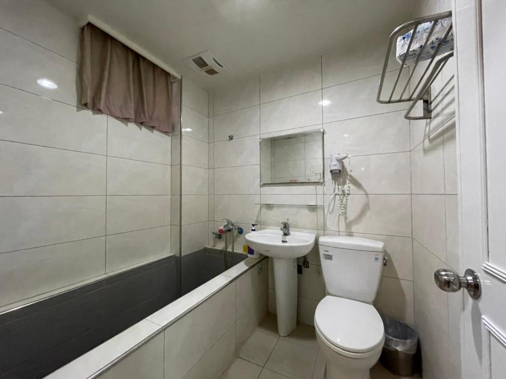 Koupelna v ubytování Da Fang Hotel