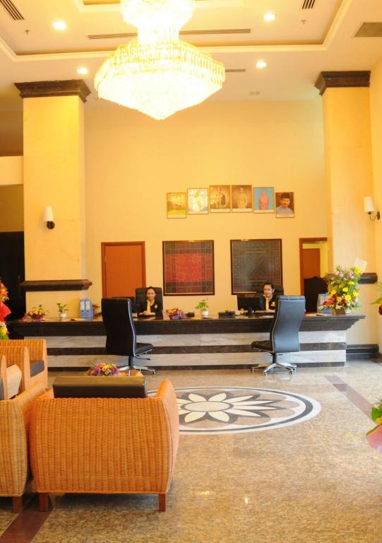Posezení v ubytování Tang Dynasty Bay Hotel