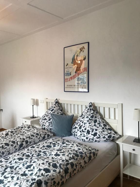 Postel nebo postele na pokoji v ubytování Zehentmayrhof
