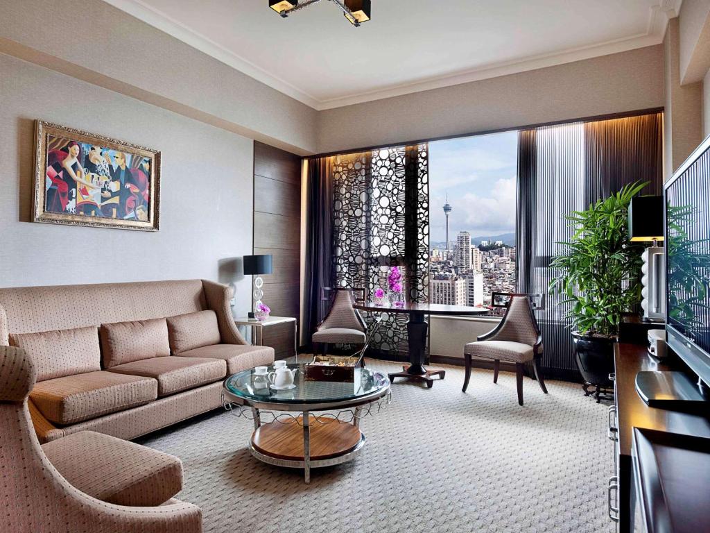 TV a/nebo společenská místnost v ubytování Sofitel Macau At Ponte 16