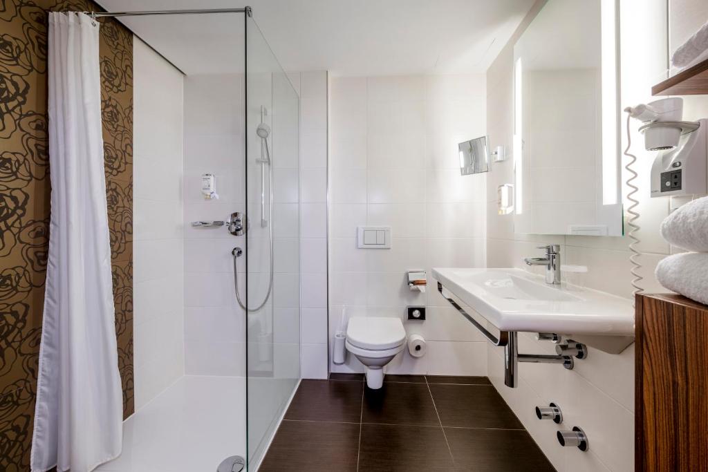 Koupelna v ubytování Hotel IMLAUER Wien