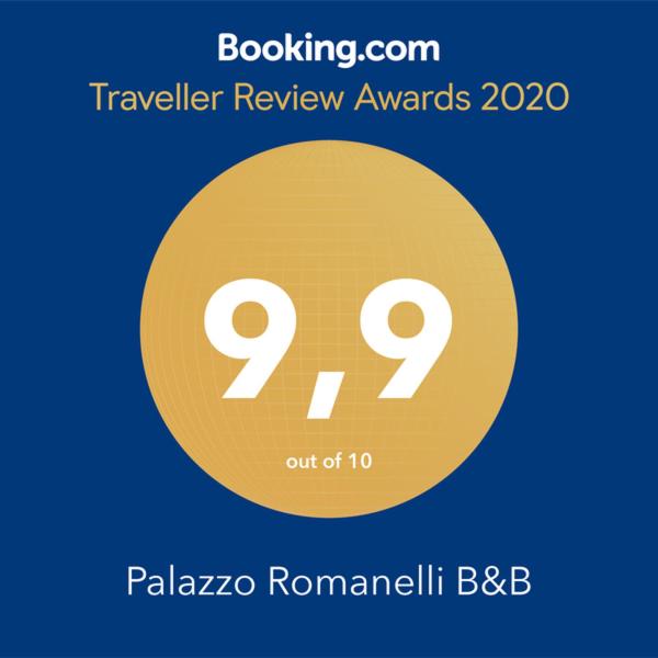 Certifikát, hodnocení, plakát nebo jiný dokument vystavený v ubytování Palazzo Romanelli B&B